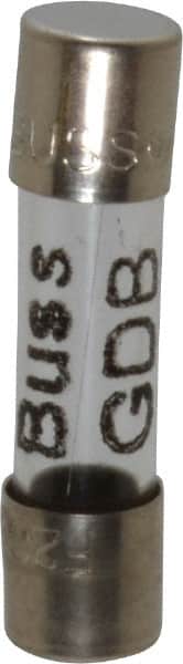 Cooper Bussmann - 250 VAC, 32 VDC, 0.2 Amp, Fast-Acting Miniature Glass Fuse - 20mm OAL, 5mm Diam - Exact Tooling