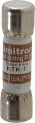 Cooper Bussmann - 600 VAC, 1 Amp, Fast-Acting General Purpose Fuse - Fuse Holder Mount, 1-1/2" OAL, 100 at AC kA Rating, 13/32" Diam - Exact Tooling