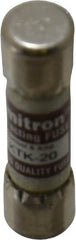 Cooper Bussmann - 600 VAC, 20 Amp, Fast-Acting General Purpose Fuse - Fuse Holder Mount, 1-1/2" OAL, 100 at AC kA Rating, 13/32" Diam - Exact Tooling