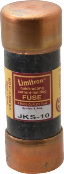 Cooper Bussmann - 600 VAC, 10 Amp, Fast-Acting General Purpose Fuse - Fuse Holder Mount, 2-1/4" OAL, 200 (RMS) kA Rating, 13/16" Diam - Exact Tooling