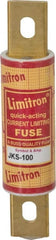 Cooper Bussmann - 600 VAC, 100 Amp, Fast-Acting General Purpose Fuse - Bolt-on Mount, 4-5/8" OAL, 200 (RMS) kA Rating, 1-1/8" Diam - Exact Tooling