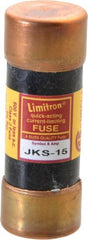 Cooper Bussmann - 600 VAC, 15 Amp, Fast-Acting General Purpose Fuse - Fuse Holder Mount, 2-1/4" OAL, 200 (RMS) kA Rating, 13/16" Diam - Exact Tooling