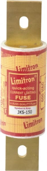 Cooper Bussmann - 600 VAC, 150 Amp, Fast-Acting General Purpose Fuse - Bolt-on Mount, 5-3/4" OAL, 200 (RMS) kA Rating, 1-5/8" Diam - Exact Tooling
