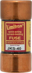 Cooper Bussmann - 600 VAC, 40 Amp, Fast-Acting General Purpose Fuse - Fuse Holder Mount, 2-3/8" OAL, 200 (RMS) kA Rating, 1-1/16" Diam - Exact Tooling