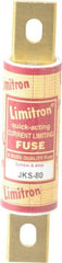 Cooper Bussmann - 600 VAC, 80 Amp, Fast-Acting General Purpose Fuse - Bolt-on Mount, 4-5/8" OAL, 200 (RMS) kA Rating, 1-1/8" Diam - Exact Tooling