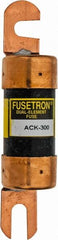 Cooper Bussmann - 300 Amp Time Delay Fast-Acting Forklift & Truck Fuse - 80VAC, 80VDC, 4.71" Long x 1" Wide, Littelfuse CCK300, Bussman ACK-300, Ferraz Shawmut ACK300 - Exact Tooling