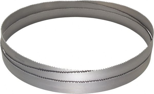 Lenox - 6 to 10 TPI, 9' 11-1/2" Long x 1" Wide x 0.035" Thick, Welded Band Saw Blade - Bi-Metal, Toothed Edge, Modified Raker Tooth Set, Flexible Back, Contour Cutting - Exact Tooling