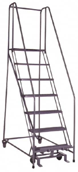 Ballymore - 100" 7 Step Ladder - 350 Lb Capacity, 70" Platform Height, 30" Base Width x 53" Depth, Grip Strut - Exact Tooling