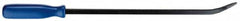 Value Collection - 25" OAL Screwdriver Pry Bar - 3/4" Wide, High Carbon Steel #65 - Exact Tooling
