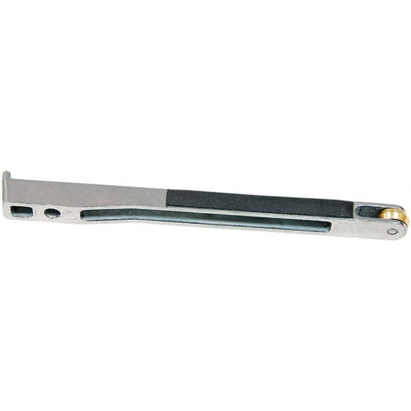 Dynabrade - 1/8" Wide Contact Arm - 1/4" Belt Width, Steel - Exact Tooling
