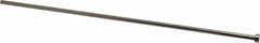 Gibraltar - 15/64" Pin Diam, 13/32" Head Diam x 3/16" Head Height, 14" OAL, Straight Ejector Pin - Steel, 13-13/16" Pin Length - Exact Tooling