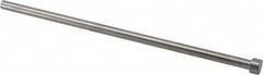 Gibraltar - 9/32" Pin Diam, 7/16" Head Diam x 1/4" Head Height, 8" OAL, Straight Ejector Pin - Steel, 7-3/4" Pin Length - Exact Tooling