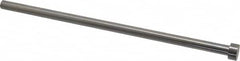Gibraltar - 5/16" Pin Diam, 1/2" Head Diam x 1/4" Head Height, 8" OAL, Straight Ejector Pin - Steel, 7-3/4" Pin Length - Exact Tooling