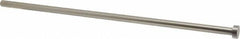 Gibraltar - 13/32" Pin Diam, 11/16" Head Diam x 1/4" Head Height, 14" OAL, Straight Ejector Pin - Steel, 13-3/4" Pin Length - Exact Tooling