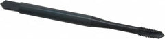 OSG - M3x0.50 Metric Coarse, 3 Flute, Oxide Finish, Vanadium High Speed Steel Spiral Point Tap - Plug Chamfer, Right Hand Thread, 1-15/16" OAL, 5/8" Thread Length, 0.141" Shank Diam, 6H Class of Fit - Exact Tooling