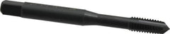 OSG - M6x1.00 Metric Coarse, 3 Flute, Oxide Finish, Powdered Metal Spiral Point Tap - Plug Chamfer, Right Hand Thread, 2-1/2" OAL, 1" Thread Length, 0.255" Shank Diam, 6H Class of Fit, Series 344 - Exact Tooling