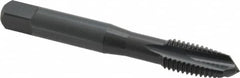 OSG - M10x1.50 Metric Coarse, 3 Flute, Oxide Finish, Powdered Metal Spiral Point Tap - Plug Chamfer, Right Hand Thread, 2-15/16" OAL, 1-1/4" Thread Length, 0.381" Shank Diam, 6H Class of Fit, Series 344 - Exact Tooling