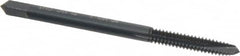 OSG - #6-32 UNC, 3 Flute, Oxide Finish, Powdered Metal Spiral Point Tap - Plug Chamfer, Right Hand Thread, 2" OAL, 11/16" Thread Length, 0.141" Shank Diam, Series 312NI - Exact Tooling