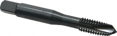 OSG - 3/8-16 UNC, 3 Flute, Oxide Finish, Powdered Metal Spiral Point Tap - Plug Chamfer, Right Hand Thread, 2-15/16" OAL, 1-1/4" Thread Length, 0.381" Shank Diam, 3B Class of Fit, Series 312NI - Exact Tooling