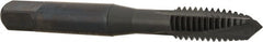 OSG - 3/8-16 UNC, 3 Flute, Oxide Finish, Powdered Metal Spiral Point Tap - Plug Chamfer, Right Hand Thread, 2-15/16" OAL, 1-1/4" Thread Length, 0.381" Shank Diam, 2B Class of Fit, Series 312NI - Exact Tooling
