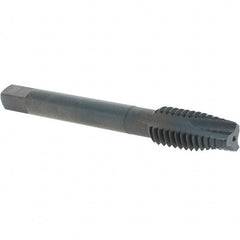 OSG - 7/16-14 UNC, 3 Flute, Oxide Finish, Powdered Metal Spiral Point Tap - Plug Chamfer, Right Hand Thread, 3-5/32" OAL, 1-7/16" Thread Length, 0.323" Shank Diam, Series 312NI - Exact Tooling