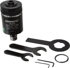 Tapmatic - Model RX50, No. 6 Min Tap Capacity, 1/2 Inch Max Mild Steel Tap Capacity, JT33 Mount Tapping Head - 22100 (J421), 22200 (J422) Compatible, Includes Tap Clamping Wrenches, for Manual Machines - Exact Tooling
