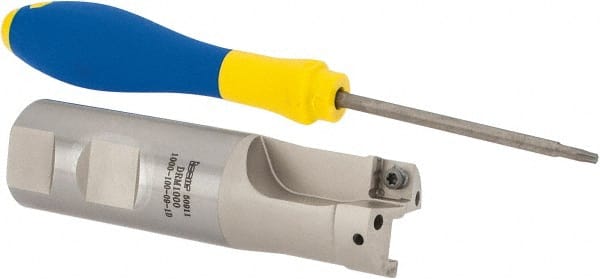Iscar - 1" Max Drill Depth, 1xD, 1" Diam, Indexable Insert Drill - 1" Shank Diam, Straight Shank - Exact Tooling