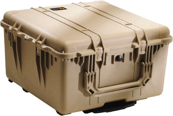 Pelican Products, Inc. - 27-1/2" Wide x 16-19/64" High, Shipping/Travel Case - Tan, Polypropylene - Exact Tooling