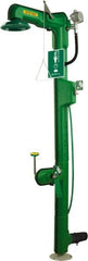 Haws - 1-1/4" Inlet, 20 GPM shower Flow, Drench shower, Eye & Face Wash Station - No Bowl, Triangular Pull Rod & Push Flag Activated, Stainless Steel Pipe, Plastic Shower Head, Freeze Resistant, Top or Bottom Supply - Exact Tooling