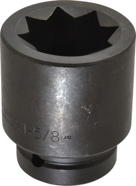 Proto - 1" Drive 1-5/8" Impact Socket - 8 Points, 3-1/2" OAL - Exact Tooling
