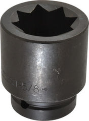 Proto - 1" Drive 1-5/8" Impact Socket - 8 Points, 3-1/2" OAL - Exact Tooling