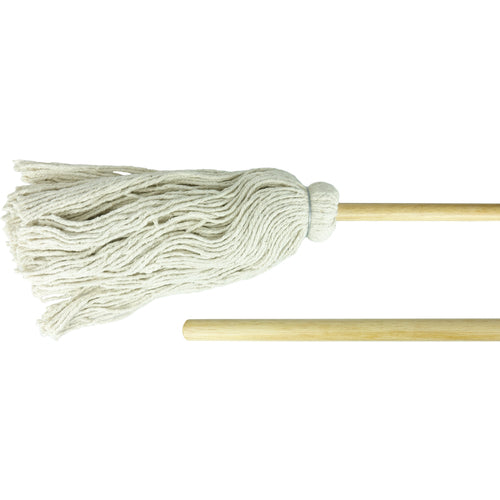 #12 One-Piece Deck Mop, 9 oz., 4-Ply Cotton, Industrial Grade - Exact Tooling