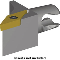 Kennametal - Right Hand Cut, Size KM16, VB.. 1103 Insert Compatiblity, External Modular Turning & Profiling Cutting Unit Head - 10mm Ctr to Cutting Edge, 20mm Head Length, Through Coolant, Series Micro Screw-On - Exact Tooling