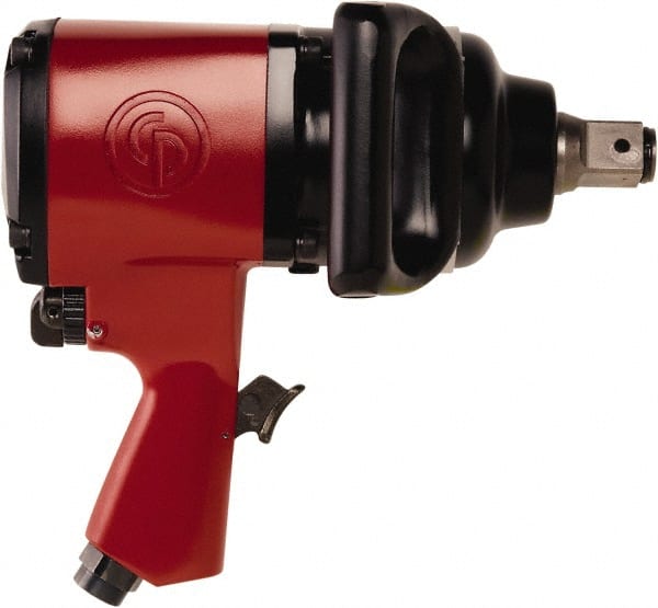 Chicago Pneumatic - 1" Drive, 4,400 RPM, 710 Ft/Lb Torque Impact Wrench - Pistol Grip Handle, 720 IPM, 41 CFM, 90 psi, 1/2" NPT Inlet - Exact Tooling