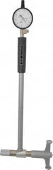Mitutoyo - 6 Anvil, 6-1/2 to 10" Dial Bore Gage - 0.0001" Graduation, 9.8" Gage Depth, Accurate to 0.00008", Carbide Contact Point - Exact Tooling