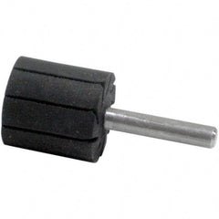 Dynabrade - 1" Wide x 1" Diam, Expander Wheel Spiral Band Drum - 1/4" Shank Diam, 12,000 RPM - Exact Tooling