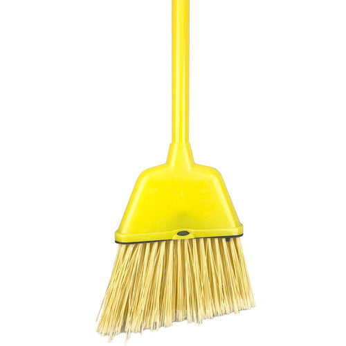 Small Angle Broom, Flagged Plastic Fill, 54″ Overall Length - Exact Tooling