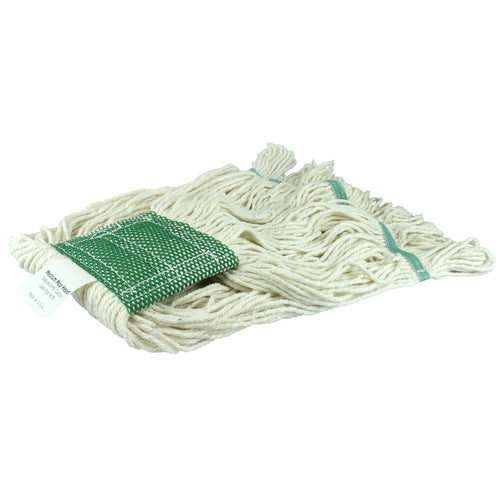 Medium Wet Mop Head, Loop End, 4-Ply Cotton Yarn - Exact Tooling