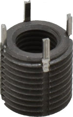 Recoil - M10x1.25 Internal, M16x1.50 External, 16mm Insert Length, Heavy Duty Keylocking Thread Inserts - Carbon Steel, Zinc Phosphate Finish, Grade C1215 - Exact Tooling