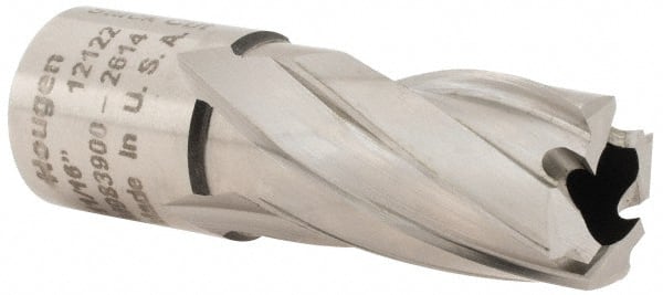 Hougen - 11/16" Diam x 1" Deep High Speed Steel Annular Cutter - Exact Tooling