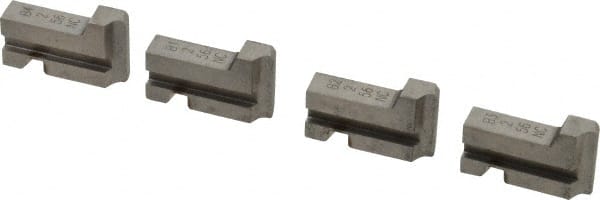 GTD - #2-56 UNC Thread, 15° Hook Angle, Projection, Right Hand High Speed Steel Chaser - Geometric 5/16 DS Compatibility, 45° Chamfer Angle - Exact Tooling