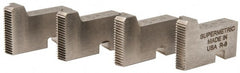 GTD - #4-40 UNC Thread, 10° Hook Angle, Projection, Right Hand High Speed Steel Chaser - Geometric 5/16 DS Compatibility, 45° Chamfer Angle - Exact Tooling