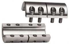 Climax Metal Products - 1" Inside x 1-3/4" Outside Diam, Two Piece Rigid Coupling without Keyway - 3" Long - Exact Tooling