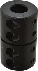 Climax Metal Products - 5/8" Inside x 1-5/16" Outside Diam, Two Piece Rigid Coupling without Keyway - 2" Long - Exact Tooling