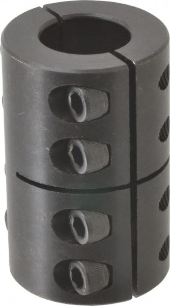 Climax Metal Products - 7/8" Inside x 1-5/8" Outside Diam, Two Piece Rigid Coupling without Keyway - 2-1/2" Long - Exact Tooling