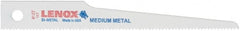 Lenox - 25 Piece, 4" Long x 0.025" Thick, Bi-Metal Reciprocating Saw Blade Set - 18 to 18 Teeth per Inch, Toothed Edge - Exact Tooling