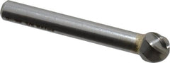 M.A. Ford - 3/8" Cut Diam, 1/4" Shank Diam, Ball Head Single Cut Burr - Carbide, Radius End, 5/16" LOC, 2-5/16" OAL - Exact Tooling