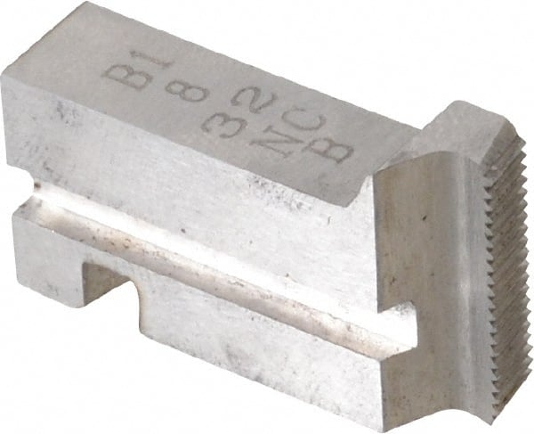 GTD - #8-32 UNC Thread, 15° Hook Angle, Projection, Right Hand High Speed Steel Chaser - Geometric 9/16 DSA Compatibility, 45° Chamfer Angle - Exact Tooling