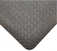 Wearwell - 30' Long x 4' Wide, Dry Environment, Anti-Fatigue Matting - Black, Vinyl with Nitrile Blend Base, Beveled on 4 Sides - Exact Tooling