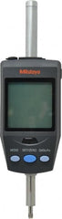 Mitutoyo - 0 to 30.4mm Range, 0.00002, 0.00005, 0.0001, 0.0002 & 0.0005" Graduation, Electronic Drop Indicator - Accurate to 0.0015mm, English & Metric System, LCD Display - Exact Tooling